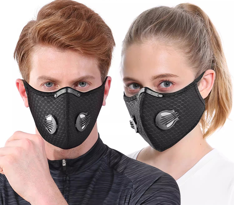 Anti Pollution Mask - Máscara de ciclismo, esportiva, lavável e